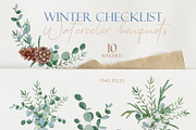 Watercolor Bundle Four Seasons., a Seasonal Illustration by NataliArkushArt (Thumbnail 28 of 65)