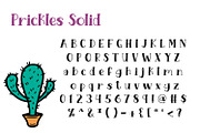 Prickles Complete Collection, a Serif Font by Kristy Hatswell (Thumbnail 3 of 11)