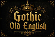 Gothic Old English, a Blackletter Font by Wow Magic (Thumbnail 2 of 4)