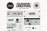 Canva Modern Branding Kit Template, a Branding & Logo Template by Branding Babe Co. (Thumbnail 1 of 9)