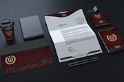 Gold And Red Corporate Identity, a Stationery Template by Marvel (Thumbnail 2 of 5)