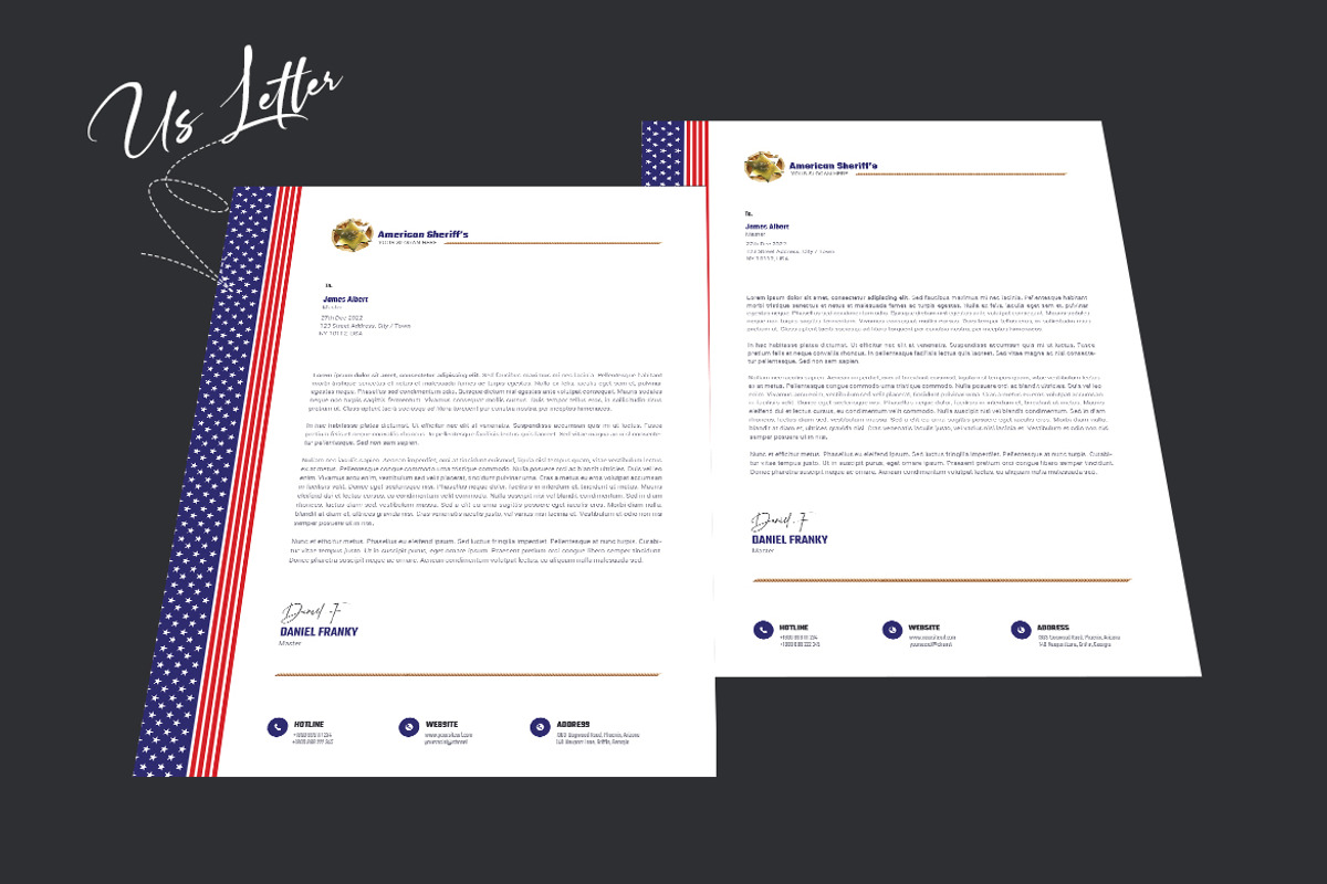 Sheriff Race Political Letterhead, a Stationery Template by iDoodle Studio (Photo 4 of 4)