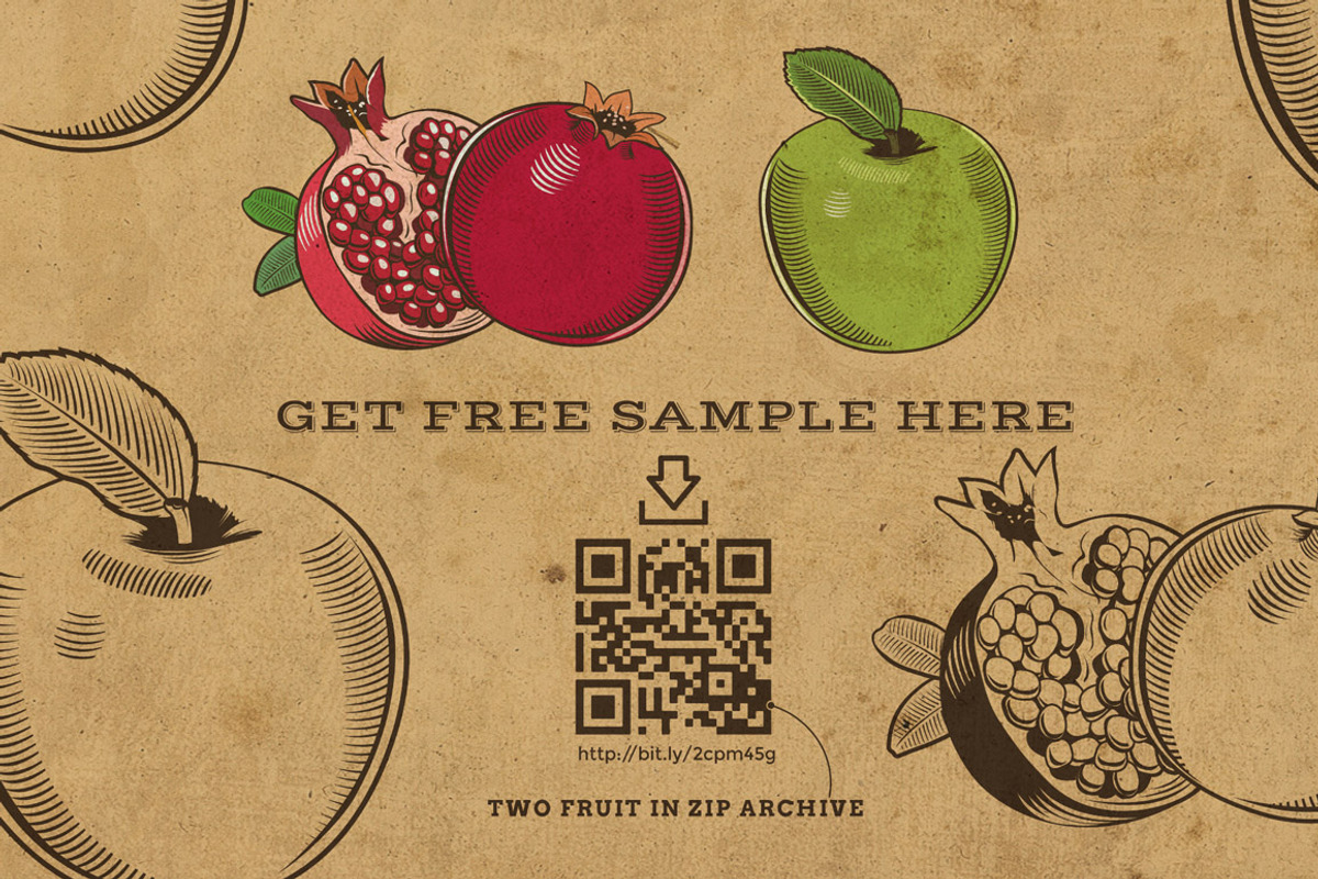 Vintage Fruits and Vegetables, an Object Graphic by ConceptCafe (Photo 7 of 7)