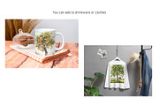 Watercolor Trees, Fruit Trees, Set 2, a Decorative Illustration by Kat's Artful Creations (Thumbnail 3 of 9)