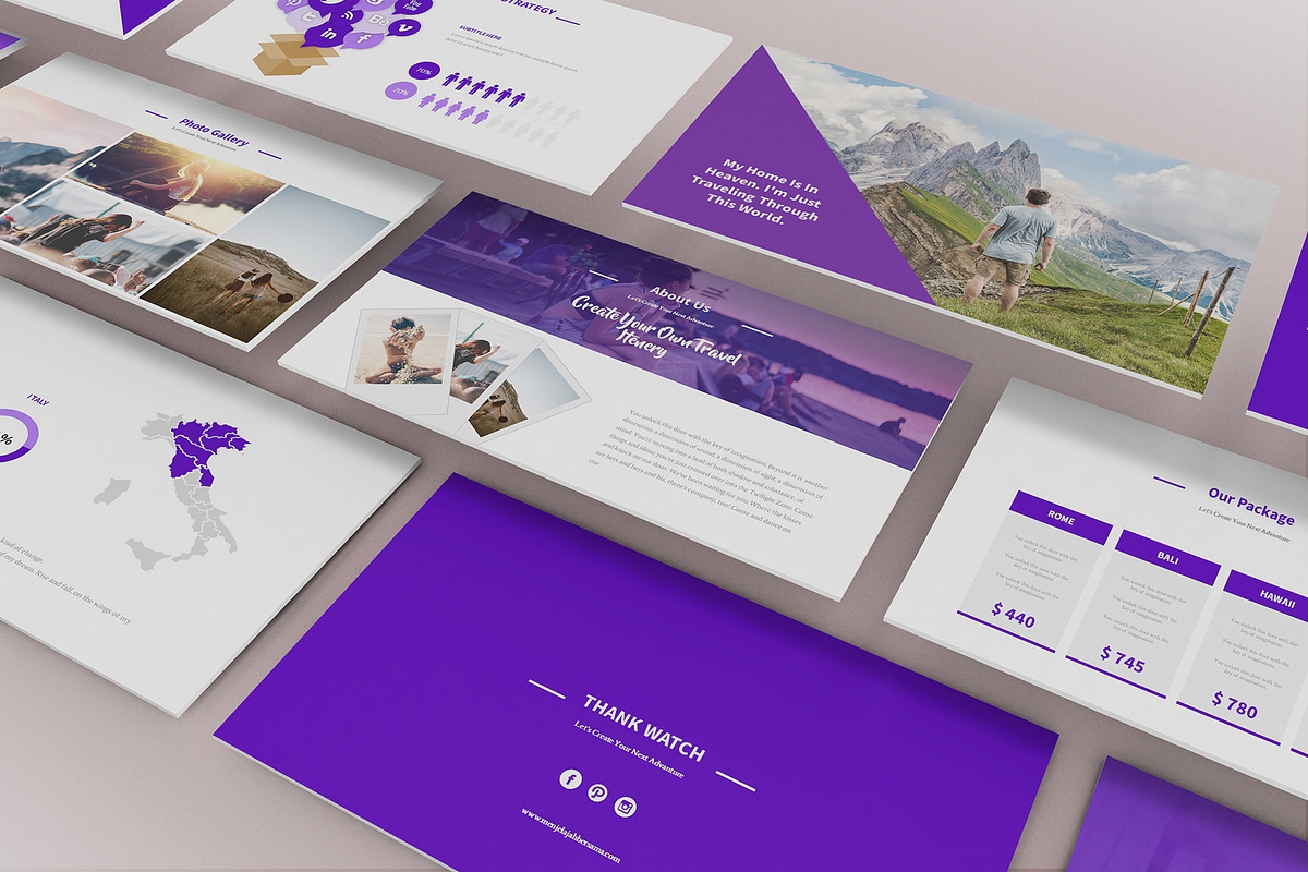 Travel Agency Keynote Template, a Presentation Template by Incools Stokie (Photo 10 of 10)