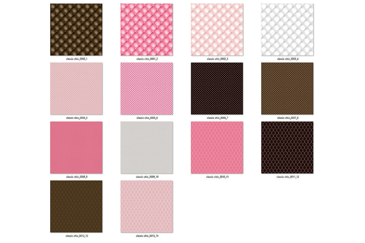 Classic Chic Digital Paper, a Texture Graphic by Digital Curio (Photo 3 of 3)