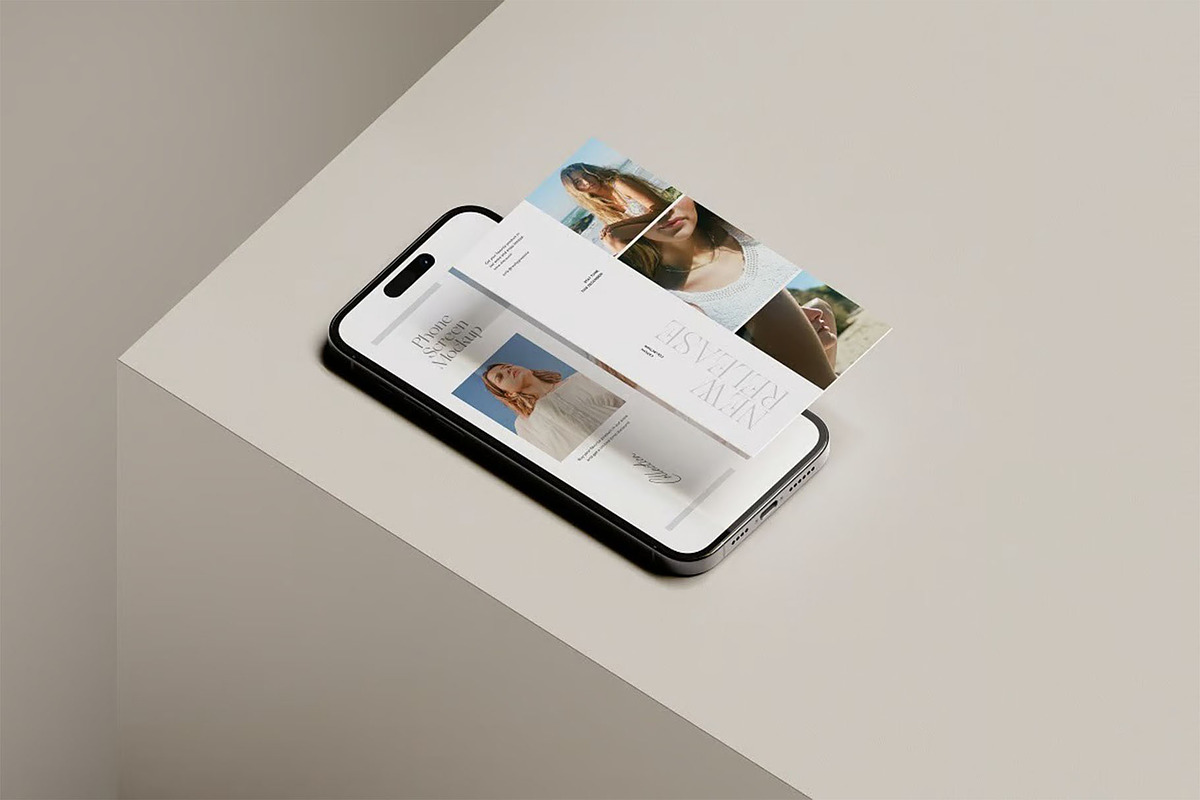 Phone Screen Mockup, a Device Mockup by zippypixelstudio (Photo 5 of 7)