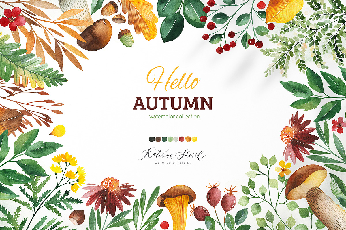 Hello, Autumn, a Decorative Illustration by Kate_Rina (Photo 1 of 4)