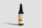 Glass Bottle Mockup, a Packaging Mockup by Hazzpro_Std (Thumbnail 4 of 5)
