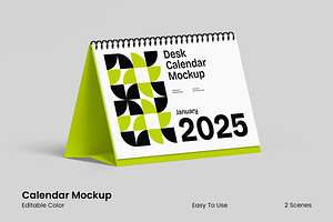Calendar Mockup, a Merchandise Mockup by renderstockmarket