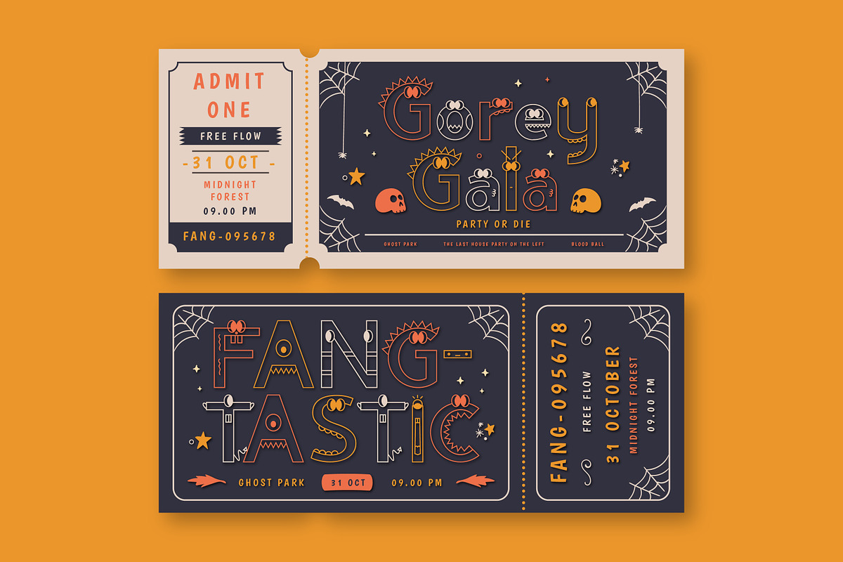 Elmonster Halloween Display Font, a Serif Font by infernostudio3 (Photo 4 of 10)
