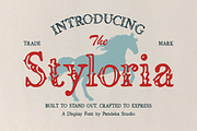 Styloria - Vintage Rodeo Display, a Serif Font by Pandeka Studio (Thumbnail 1 of 9)