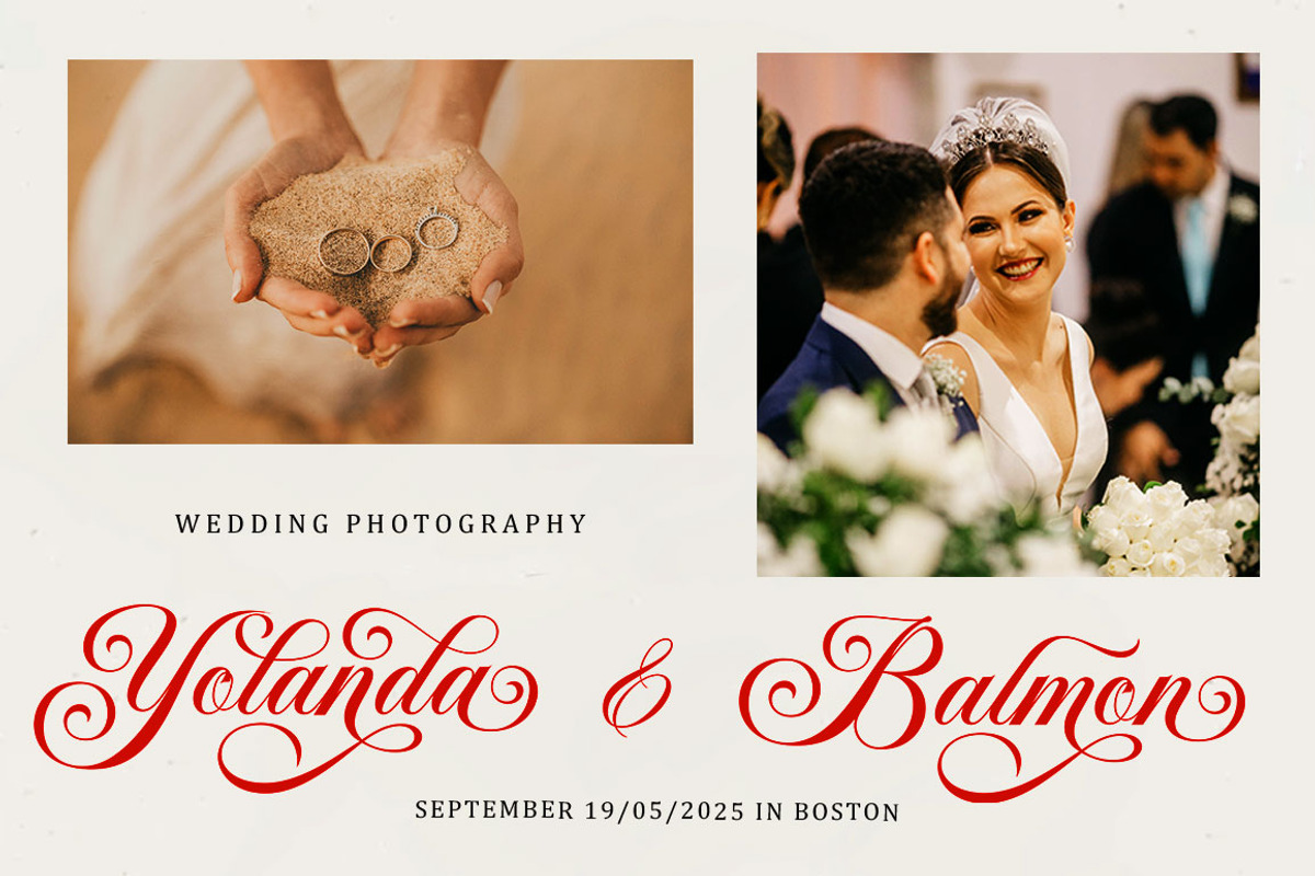 Monday, a Script Font by Mastertype (Photo 5 of 13)