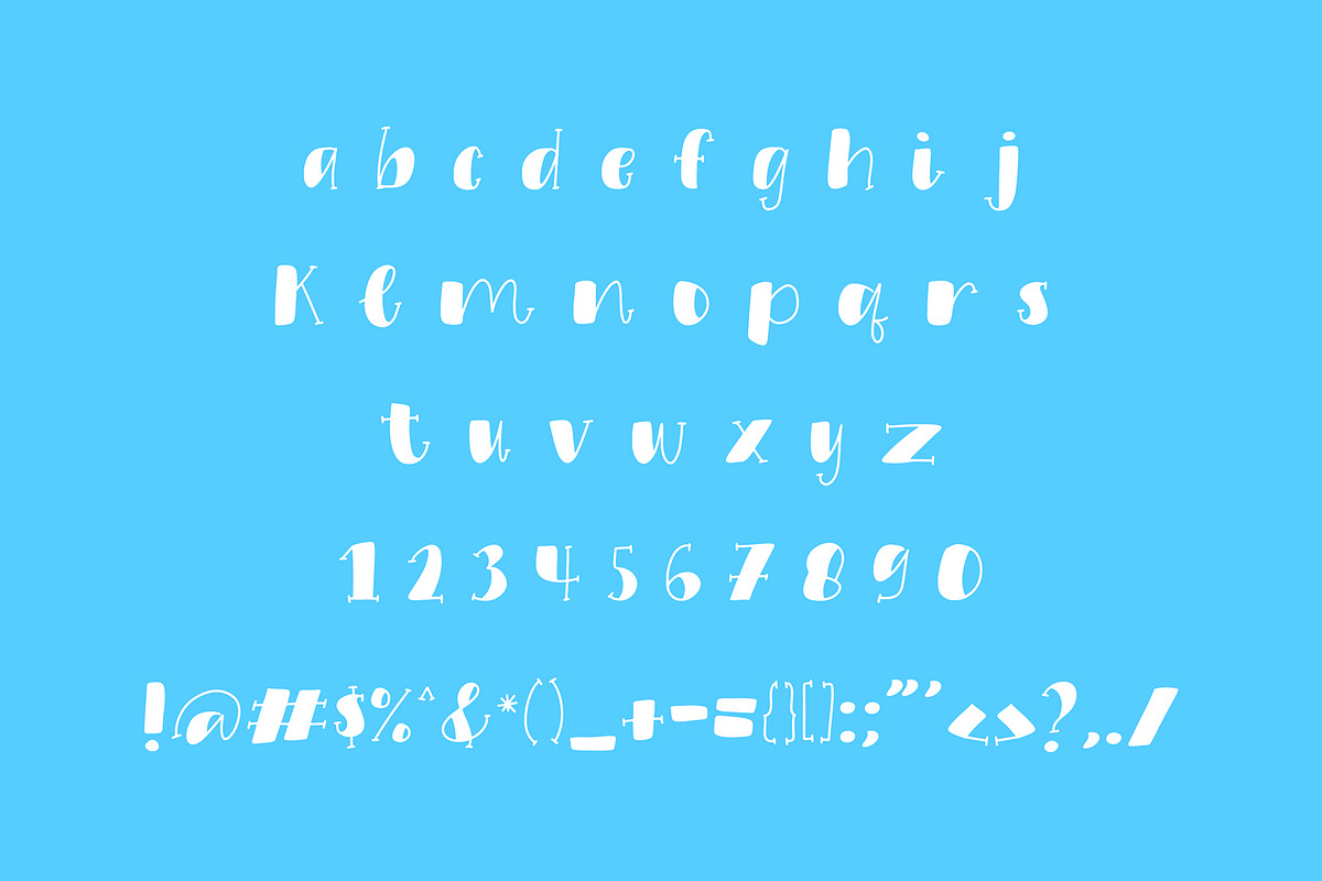 Pagi Ceria Extraordinary Font preview 2