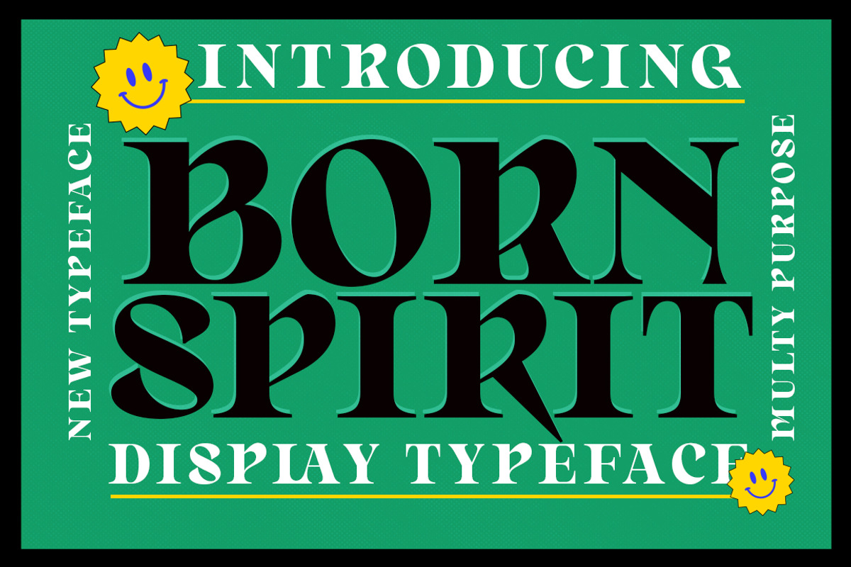 Born Spirit, a Serif Font by Dora Typefoundry (Photo 1 of 11)