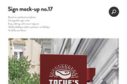50 sign facade signboard logo mock, a Product Mockup by PrintPixel (Thumbnail 19 of 53)