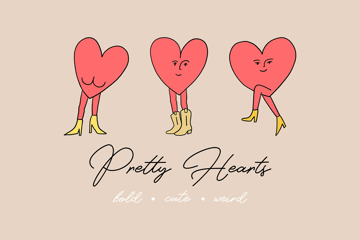 Pretty Hearts, a Graphic by Alina Sh (Photo 1 of 9)