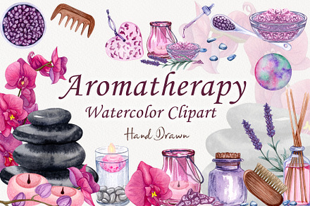 Aromatherapy Watercolor Collection