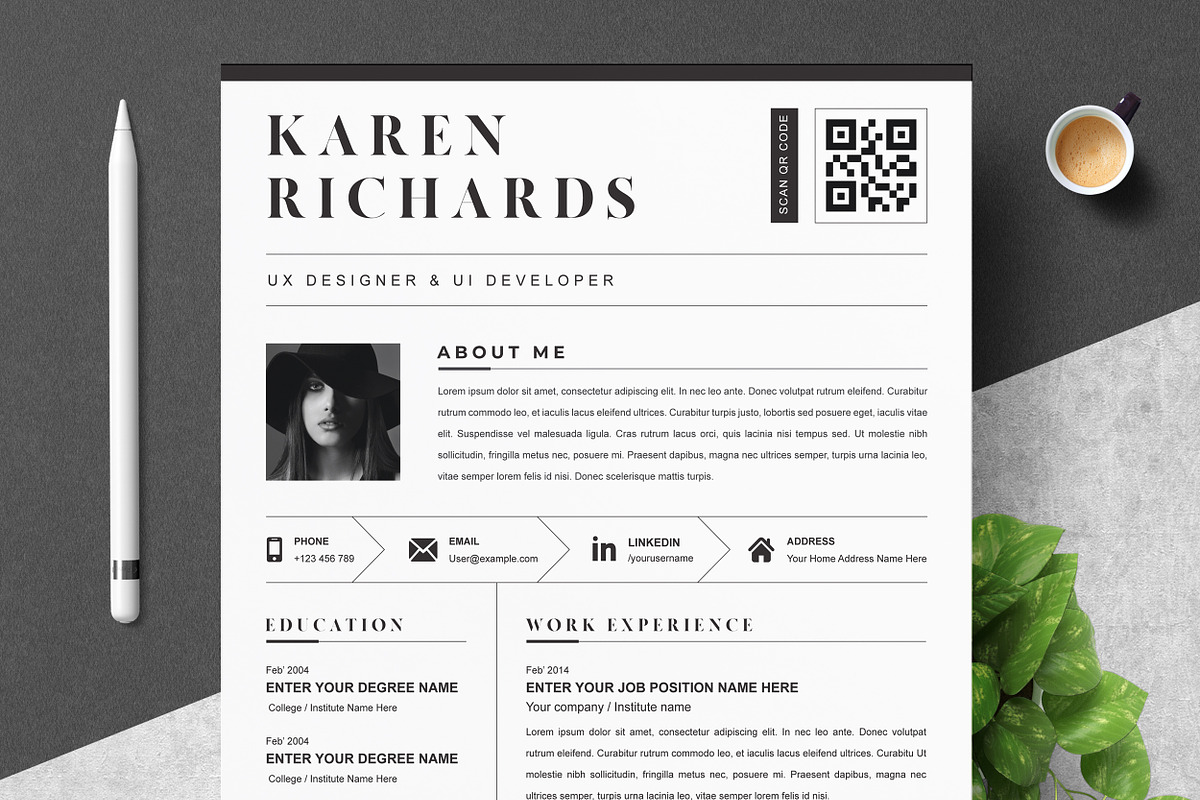 JOB WINNING RESUME - 50 TEMPLATES, a Resume Template by ResumeInventor (Photo 155 of 184)