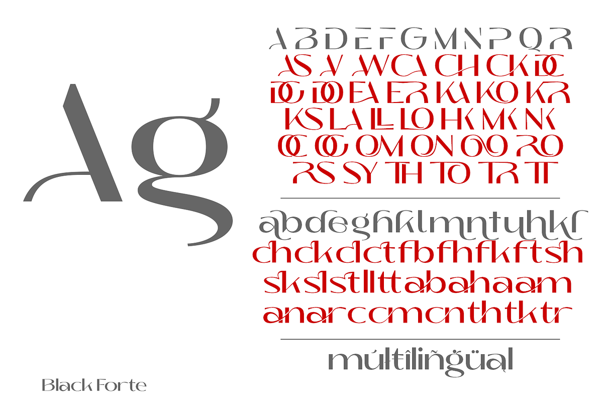Black Forte, a Sans Serif Font by TypeClassHeroes (Photo 6 of 9)