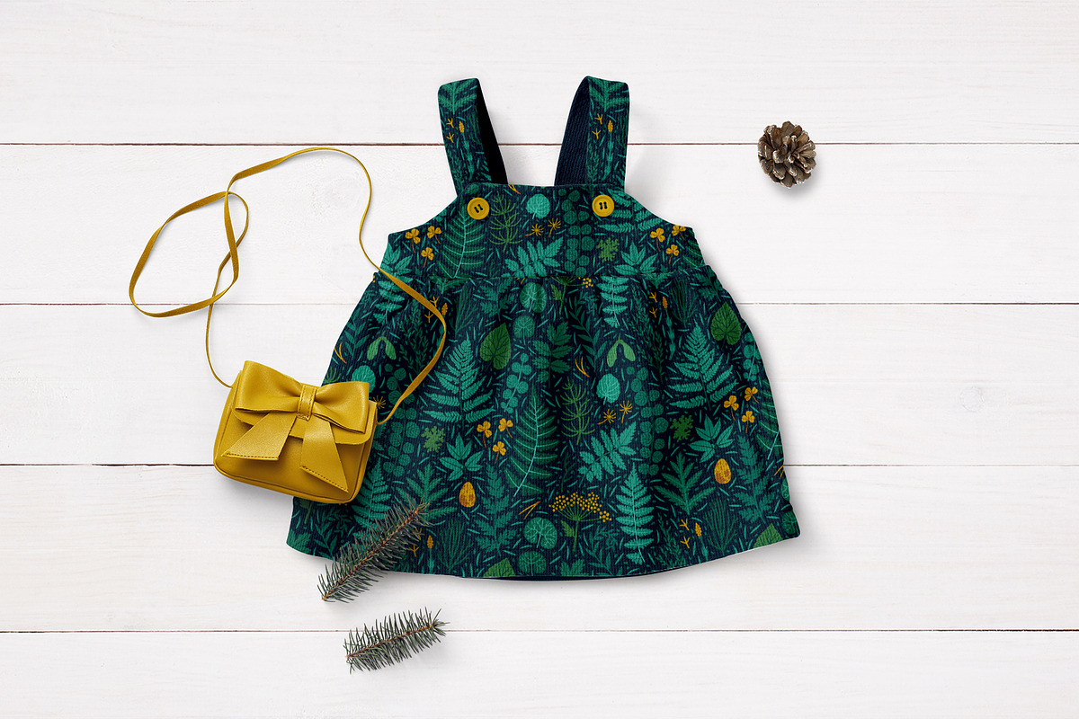 The emerald forest. Pattern design., a Pattern Graphic by MagicForestory (Photo 4 of 4)