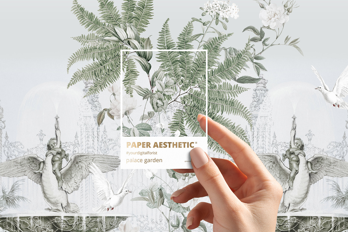 Vintage Luxury Floral Paper Pack, a Pattern Graphic by paper aesthetic