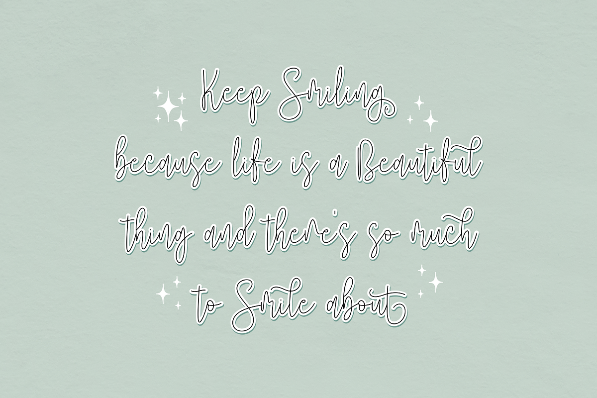 Holy Saghne | Handwritten Font, a Script Font by Forberas Club (Photo 2 of 8)