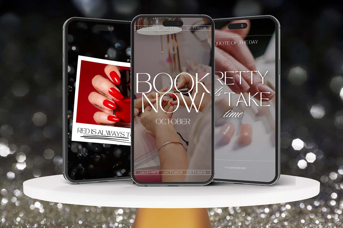 Nail Tech Instagram Templates, a Social Media Template by Cosmic Design (Photo 11 of 17)