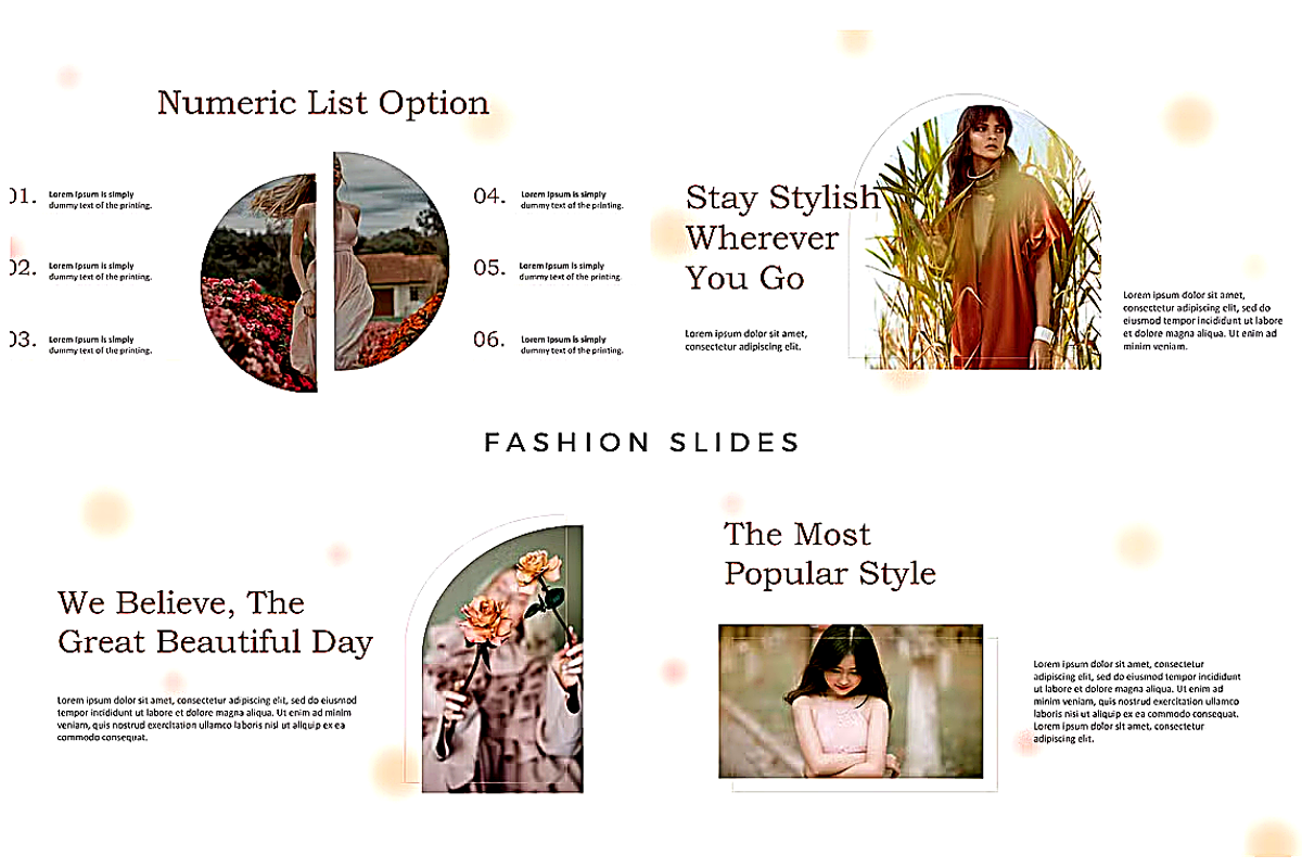 Glamour Powerpoint Template, a Presentation Template by PaperMoon (Photo 2 of 4)