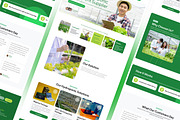 Hydroponic Landing Page Template, a Landing Page Template by Font Kingdom (Thumbnail 5 of 5)