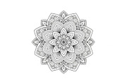 Mandala Flower SVG Bundle, an Illustration by Creativeshirt (Thumbnail 13 of 31)