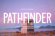 Pathfinder - Display Font, a Sans Serif Font by Letterhend Studio (Thumbnail 1 of 9)