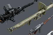 WWII Weapon Pack, an Object 3D Model by Beatheart Creative Studio (Thumbnail 14 of 15)