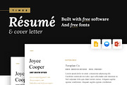 Times - Resume and Cover Letter, a Resume Template by Sleeper Labs (Thumbnail 1 of 5)