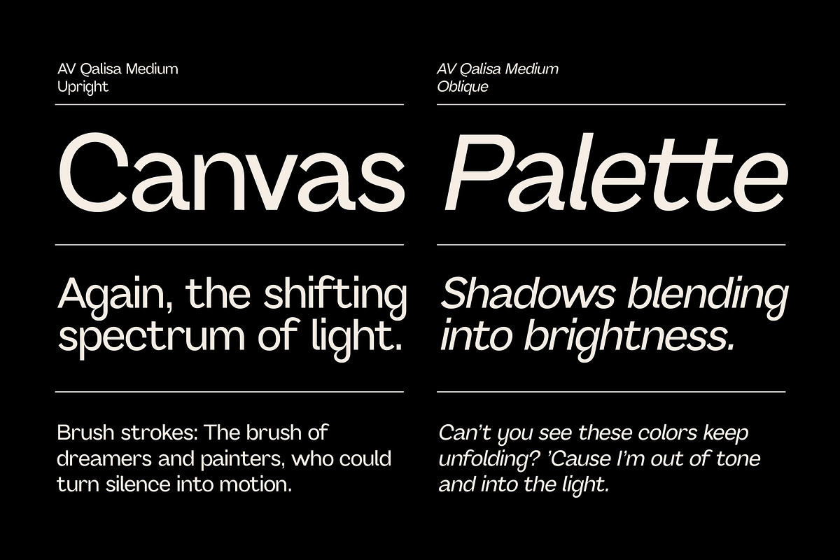 Qalisa - Modern sans, a Sans Serif Font by Uncarving (Photo 9 of 20)