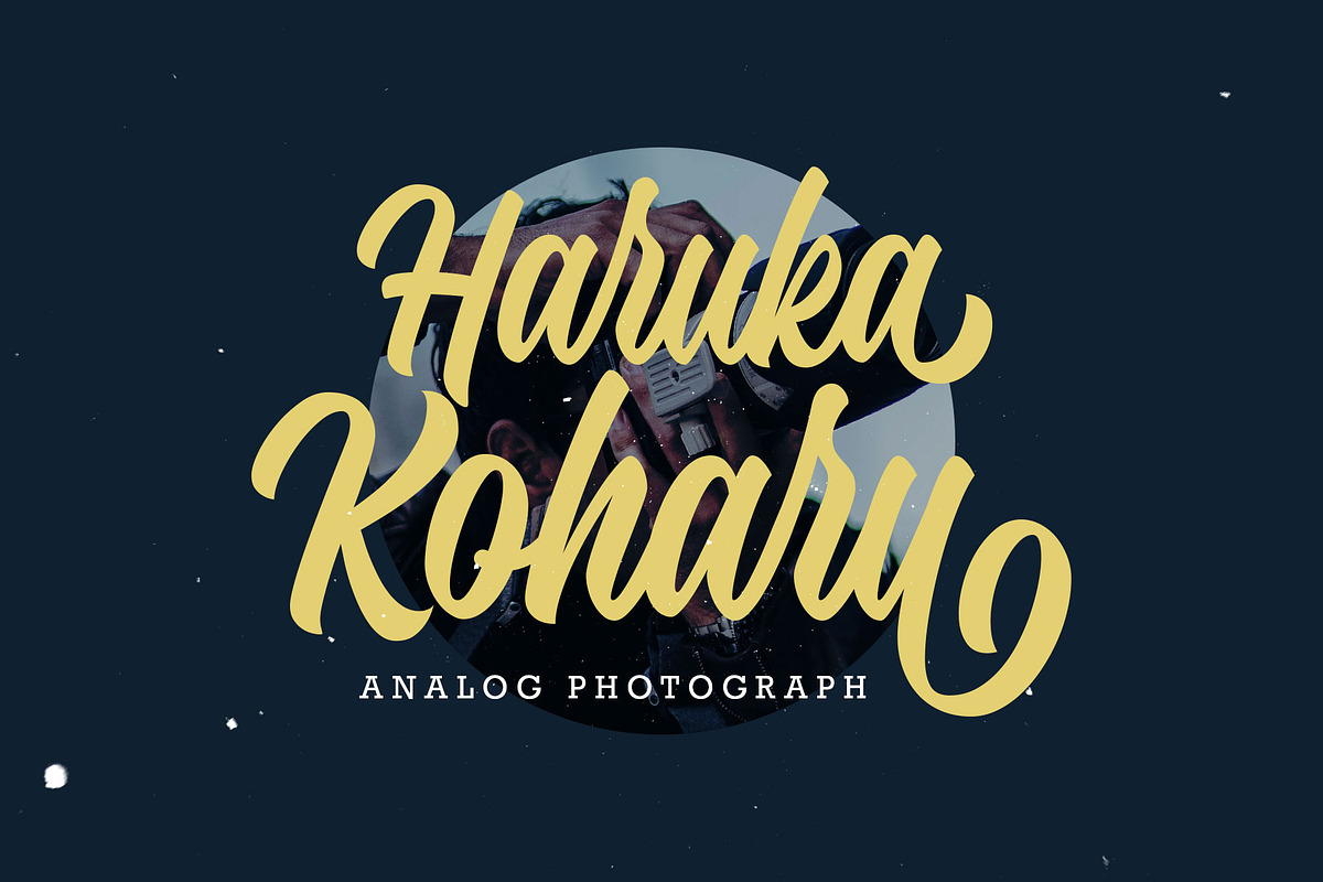 Hadnich - Modern Script, a Script Font by Arterfak Project (Photo 13 of 16)
