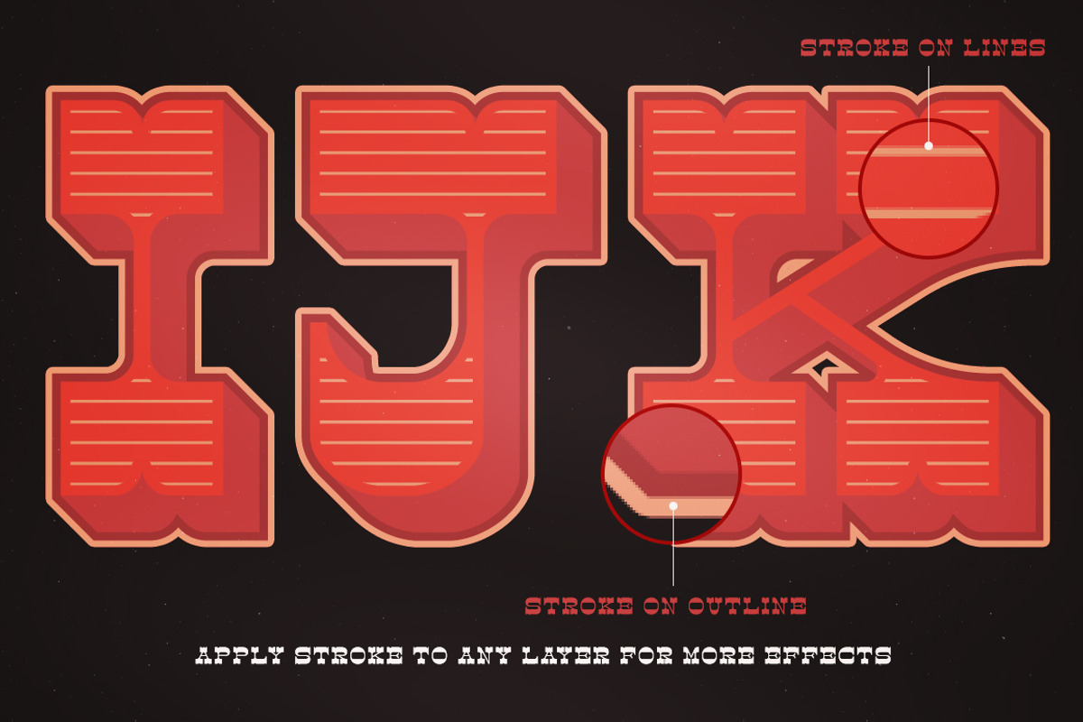 Slab Serif font Circus Freak preview 5