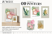 Jungle Paradise Pink Tropical Floral, a Decorative Illustration by Catch the Dream Art (Thumbnail 16 of 17)