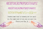 Wildflower Caps- Handwritten Font, a Font by Sabrina Schleiger Design (Thumbnail 2 of 2)