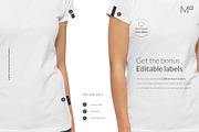 Women T-Shirt Mockups Set FREE DEMO, a Books & Magazine Mockup by Apparel_Mockups (Thumbnail 3 of 27)