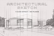 Architectural Sketch Effect, an Action Add-On by U_Design (Thumbnail 1 of 6)