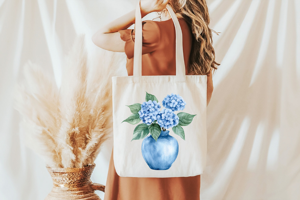 Watercolor Blue Nursery Clipart, a Seasonal Illustration by designcity5 (Photo 4 of 5)