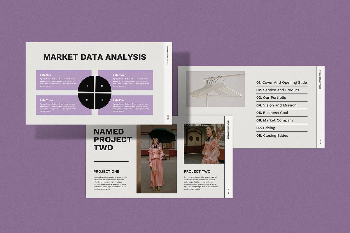 Estelle Pitchdeck - Powerpoint, a Presentation Template by Surotype (Photo 7 of 10)