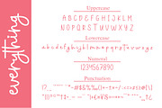Everything Handwritten Font, a Handwritten Font by Graphix Line Studio (Thumbnail 5 of 7)