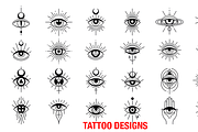 Gothic Tattoo Design Assets 65 Icons, an Object Graphic by Retouchlab (Thumbnail 4 of 4)