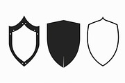 Medieval Shield Silhouette Bundle, an Illustration by Designs_River (Thumbnail 3 of 10)