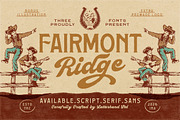 Fairmont Ridge Font Collection, a Script Font by Letterhend Studio (Thumbnail 1 of 11)