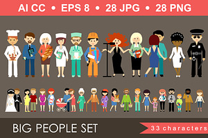 People of different professions