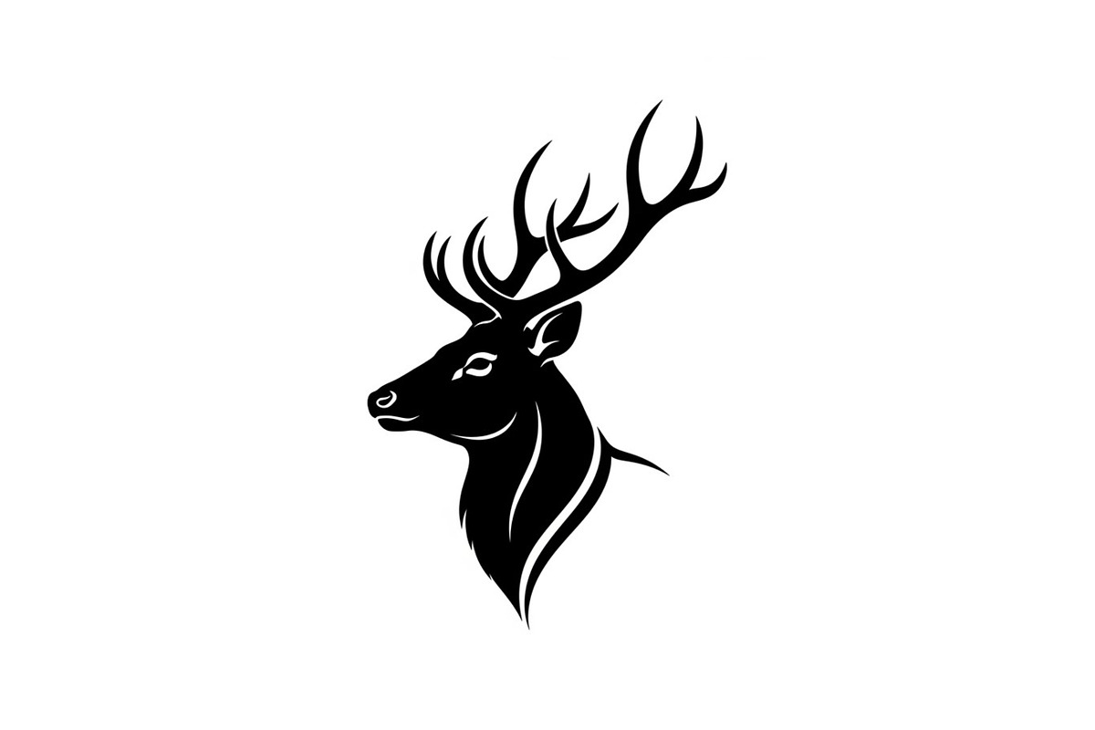 Majestic Deer & Stag Silhouette Bund, an Illustration by jahid234 (Photo 10 of 41)
