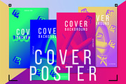 4 abstract fluid covers 3d posters, a Brochure Template by designbydi (Thumbnail 1 of 3)